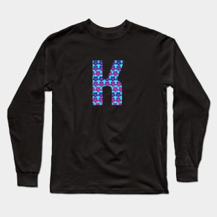 Letter K from Roses Long Sleeve T-Shirt